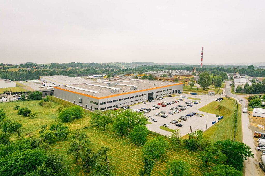 Hala produkcyjno magazynowa PANATTONI dla ELTEK Poland Sp z o.o.