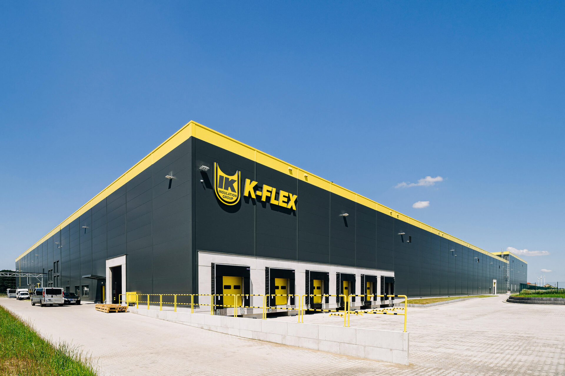 Hala magazynowa PANATTONI Park Uniejów II dla K-FLEX Polska Sp. z o,o.