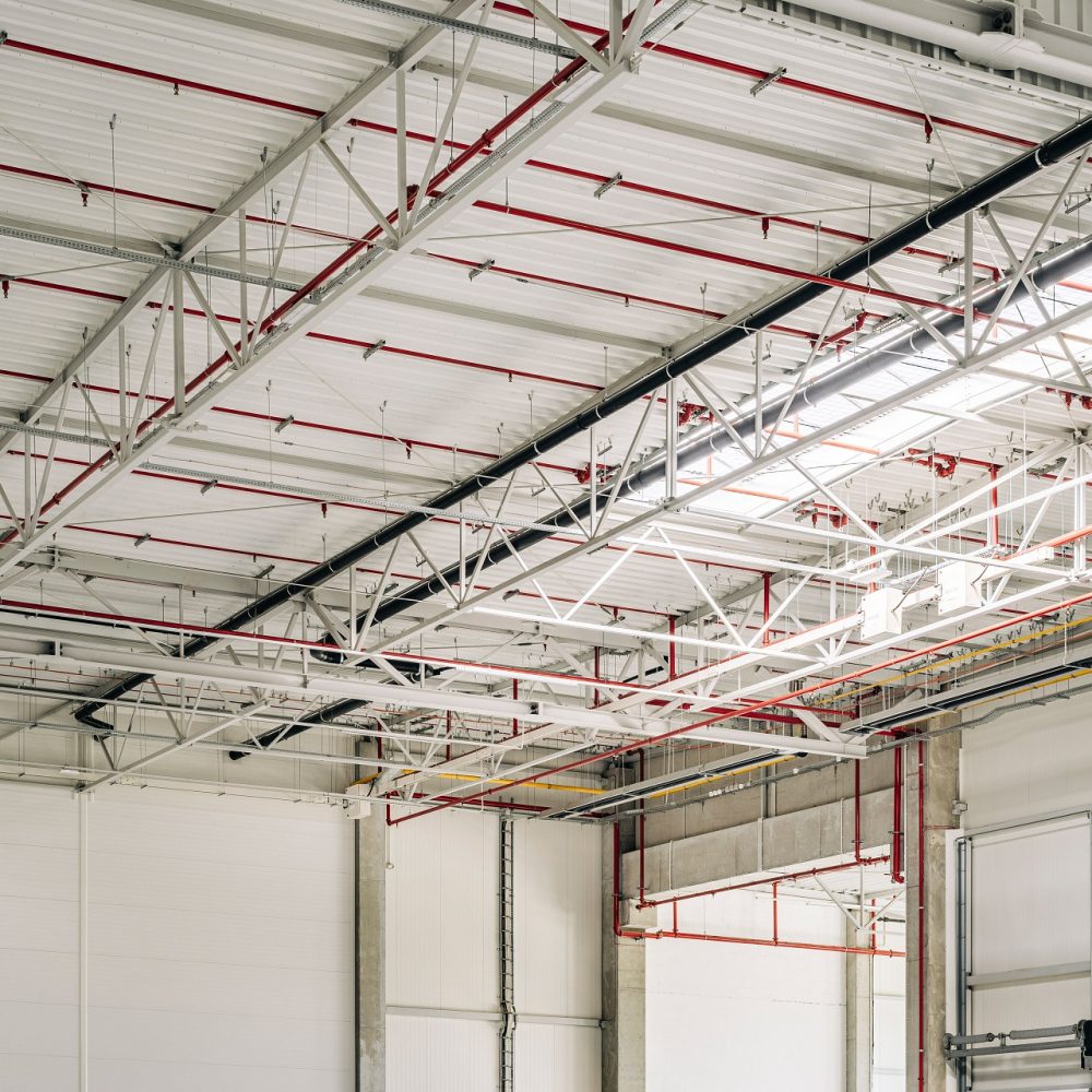 Ogrzewanie hali produkcyjnej